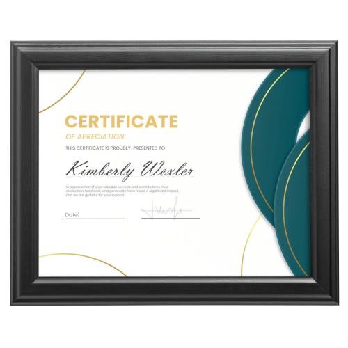 Corporate Awards - Certificate Frames - Marylebone Certificate Frame - Black