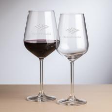 Elderwood Wine - Deep Etch  - Wine Glasses