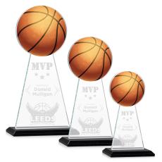 Edenwood Basketball Black Obelisk Crystal Award - Corporate Awards