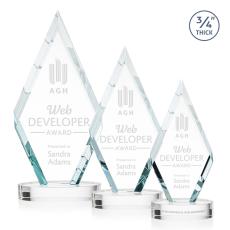Richmond Clear on Alberton Base Crystal Award - Corporate Awards