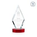 Richmond Red on Alberton Base Crystal Award
