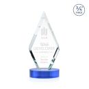 Richmond Sky Blue on Alberton Base Crystal Award