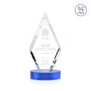 Richmond Sky Blue on Alberton Base Crystal Award