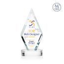Richmond Full Color Clear on Alberton Base Crystal Award
