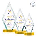 Richmond Full Color Gold on Alberton Base Crystal Award