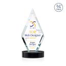 Richmond Full Color Black on Alberton Base Crystal Award