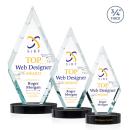 Richmond Full Color Black on Alberton Base Crystal Award