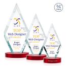 Richmond Full Color Red on Alberton Base Crystal Award