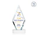 Richmond Full Color White on Alberton Base Crystal Award