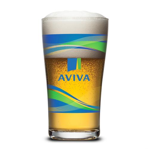 Corporate Recognition Gifts - Etched Barware - Caldecott Beer Taster - Full Color