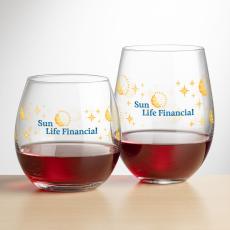 Redmond Stemless Wine - Full Color - Etched Barware