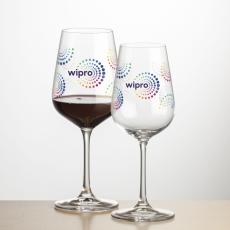 Laurent Wine - Full Color - Etched Barware