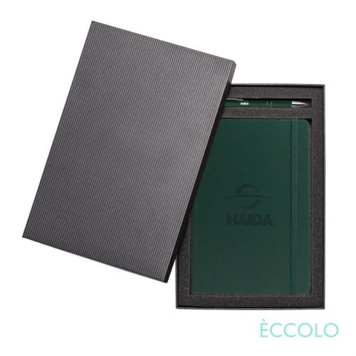Corporate Recognition Gifts - Executive Gifts - Eccolo® Techno Journal/Clicker Pen Gift Set - (M)