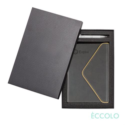 Corporate Recognition Gifts - Executive Gifts - Eccolo&reg; Waltz Journal/Clicker Pen Gift Set - (M)