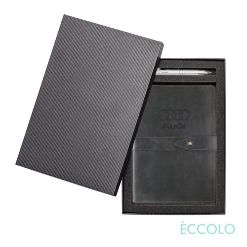 Corporate Recognition Gifts - Executive Gifts - Eccolo® Legend Journal/Clicker Pen Gift Set - (M) 