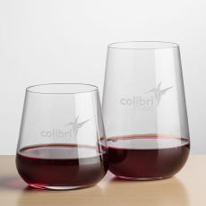 Howden Stemless Wine - Deep Etch - Stemless Wine Glasses