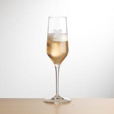 Germain Flute - Deep Etch - Etched Barware