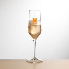 Germain Flute - Imprinted - Etched Barware