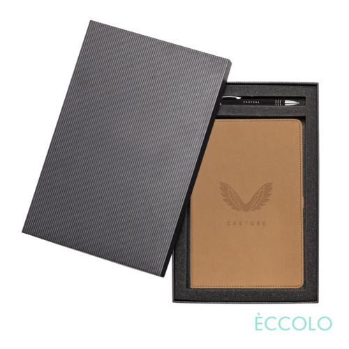 Corporate Recognition Gifts - Executive Gifts - Eccolo® Two Step Journal/Venino Pen Gift Set - (M) 