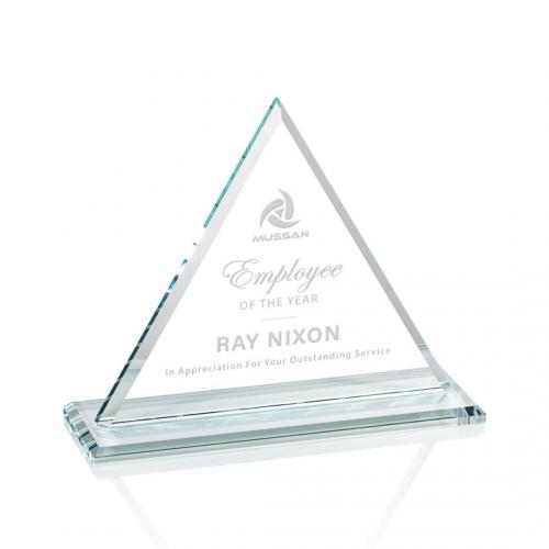 Corporate Awards - Dresden Clear Pyramid Crystal Award