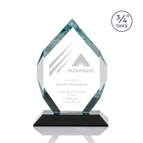 Corporate Awards - Royal Diamond Black Diamond Crystal Award