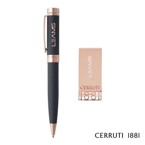 Corporate Recognition Gifts - Executive Gifts - Cerruti 1881® Zoom Ballpoint Pen & Money Clip Gift Set