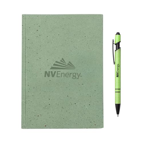 Corporate Recognition Gifts - Executive Gifts - Tree Free Notebook/Austen Pen Gift Set
