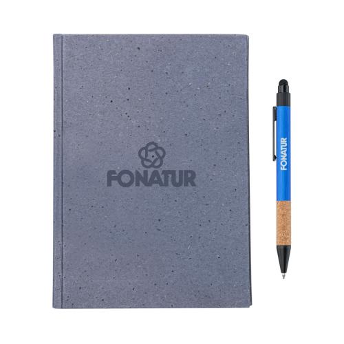 Corporate Recognition Gifts - Executive Gifts - Tree Free Notebook/Manuel Recycled Pen Gift Set