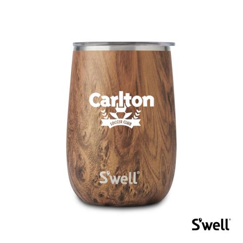 Corporate Recognition Gifts - Etched Barware - Wine Glasses - S'well® Wine Tumbler - 14oz