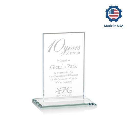Corporate Awards - Crystal Awards - Heathrow Rectangle Crystal Award