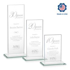 Heathrow Rectangle Crystal Award - Newest Additions