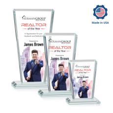 Chatham Full Color Rectangle Crystal Award - Corporate Awards
