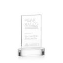 Heathrow Clear on Alberton Base Rectangle Crystal Award