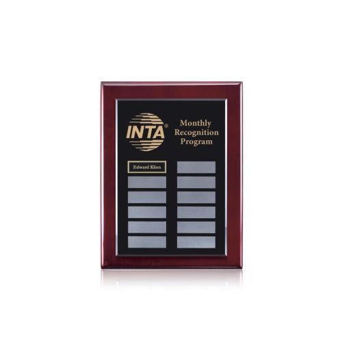 Corporate Awards - Award Plaques - Employee of the Month Plaque - Noranda Perpetual Plaque