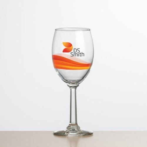 Corporate Recognition Gifts - Etched Barware - Wine Glasses - Fairview Wine - Full Color