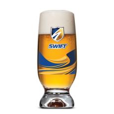 Marland Beer Glass - Full Color - Etched Barware