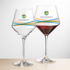 Tucson Burgundy Wine - Full Color - Wine Glasses
