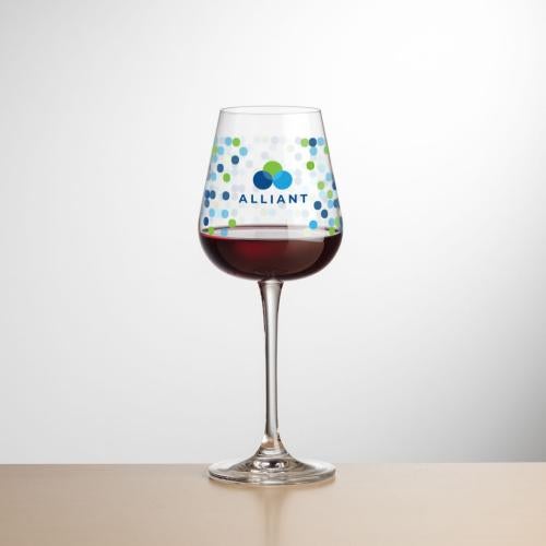 Corporate Recognition Gifts - Etched Barware - Wine Glasses - Howden Wine - Full Color