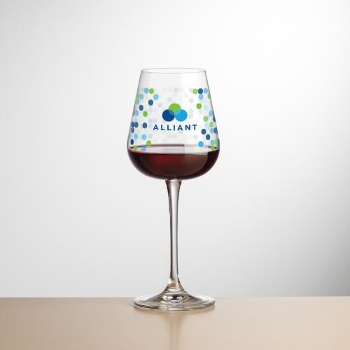 Corporate Recognition Gifts - Etched Barware - Wine Glasses - Howden Wine - Full Color
