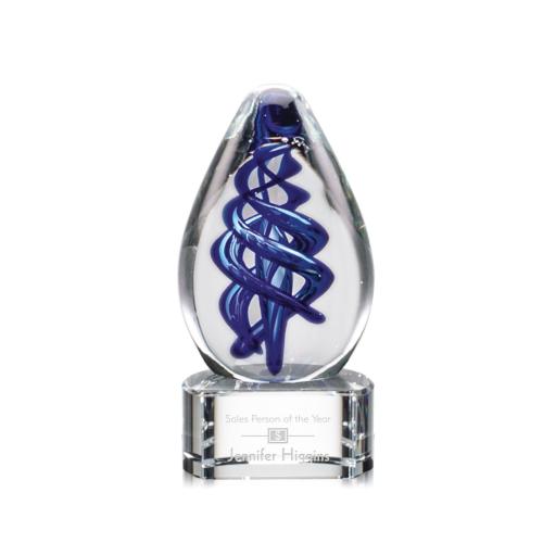 Corporate Awards - Modern Awards - Expedia Clear on Paragon Base Glass Award