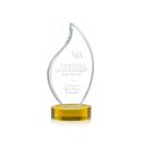 Odessy Gold on Alberton Base Flame Crystal Award