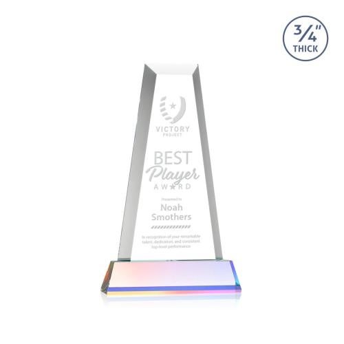 Corporate Awards - Crystal Awards - Imperial Tower on Newhaven Base - Prismatic