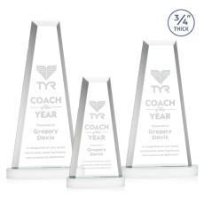 Imperial Tower on Alberton Base - White - Corporate Awards