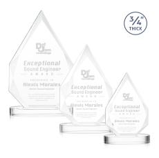Hawthorne Clear on Alberton Base Peak Crystal Award - Corporate Awards