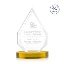 Hawthorne Gold on Alberton Base Arch & Crescent Crystal Award