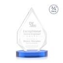 Hawthorne Sky Blue on Alberton Base Peak Crystal Award