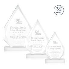 Hawthorne White on Alberton Base Arch & Crescent Crystal Award - Corporate Awards