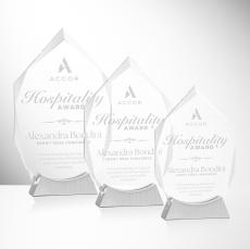 Westmore Arch & Crescent Crystal Award - Metal Awards