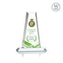 Imperial Full Color Clear Obelisk Crystal Award