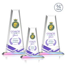 Imperial Full Color Prismatic Obelisk Crystal Award - Sales Awards